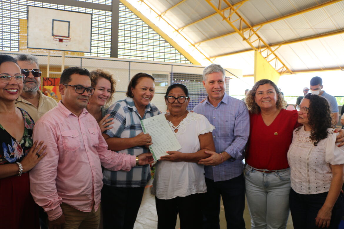 03.02.2024 – Ato de entrega de 50 títulos definitivos da Reforma Agrária. Foto de Carlos Costa – RN (666)